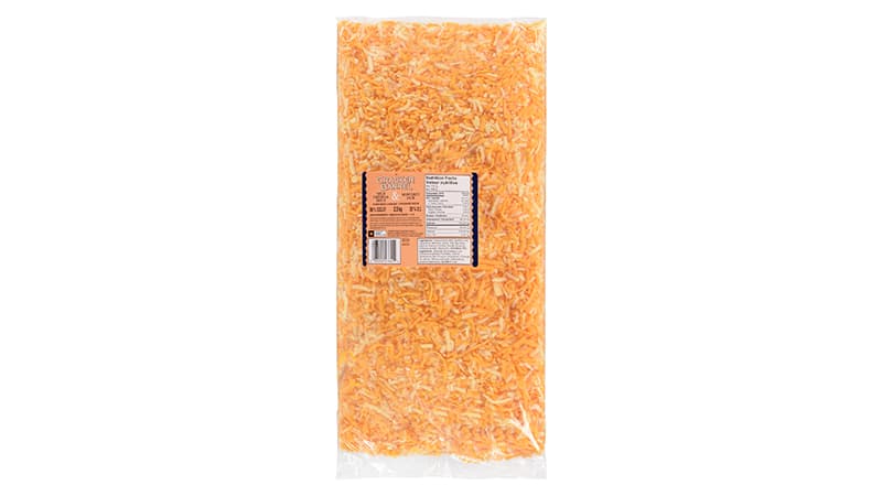 CRACKER BARREL NATURAL CHEDDAR COLOURED MILDMONTEREY JACK CHEESE SHREDDED