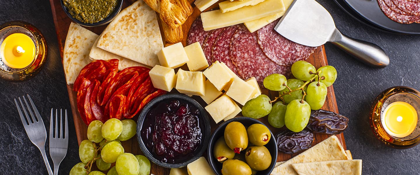 Festive Holiday Charcuterie Board